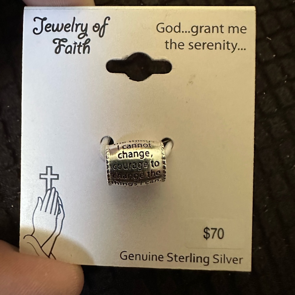Jewelry of Faith Sterling Silver Ring